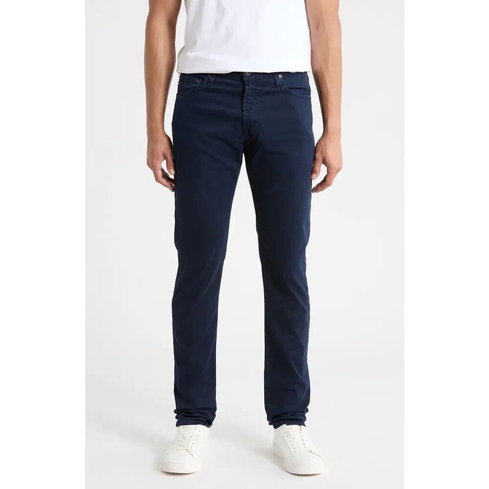 AG Adriano Goldschmied men Midnight Navy Tellis Commuter Airluxe Pant 35x34 $198